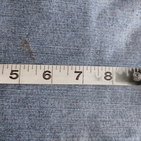 Floral Embroidered Blue Jeans Boho Festival Garden Girl  Size 6 - Picture 4 of 4